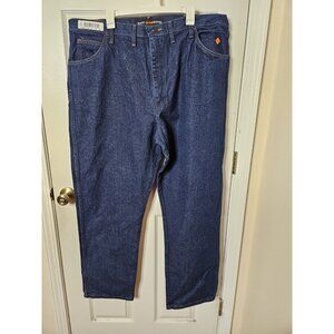 Wrangler  Flame Resistant Mens Blue Jeans 4 CAT 2 Riggs Workwear  44x32 NWT 3